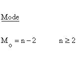 Statistical Distributions - Chi Square 1 Distribution - Mode