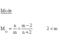 Statistical Distributions - Fisher F-Distribution - Mode