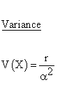 Statistical Distributions - Gamma Distribution - Variance