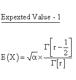 Inverted Gamma Distribution - Expected Value