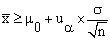 critical region of one-sided test