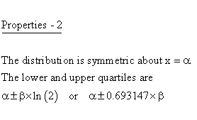 Statistical Distributions - Laplace Distribution - Properties 2