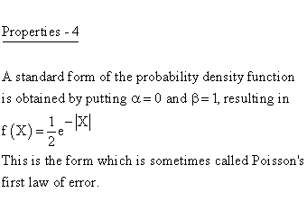 Statistical Distributions - Laplace Distribution - Properties 4