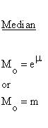 Statistical Distributions - Lognormal Distribution - Median