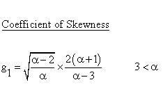 Statistical Distributions - Pareto Distribution - Skewness