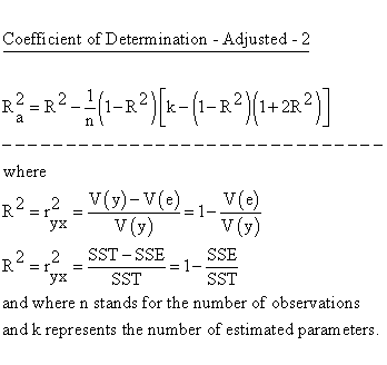 Descriptive Statistics - Simple Linear Regression - Autocorrelation - R2 adjusted-2