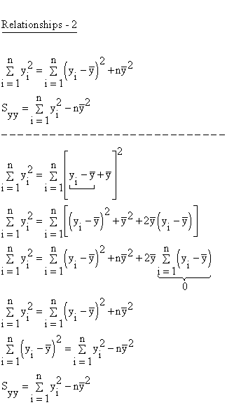 Descriptive Statistics - Simple Linear Regression - Relationships - Relationship 2